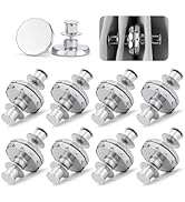 Magnetic Curtain Closer for Home Office Bedroom, 8Pairs Strong Magnets, No Need for Drilling, Eas...