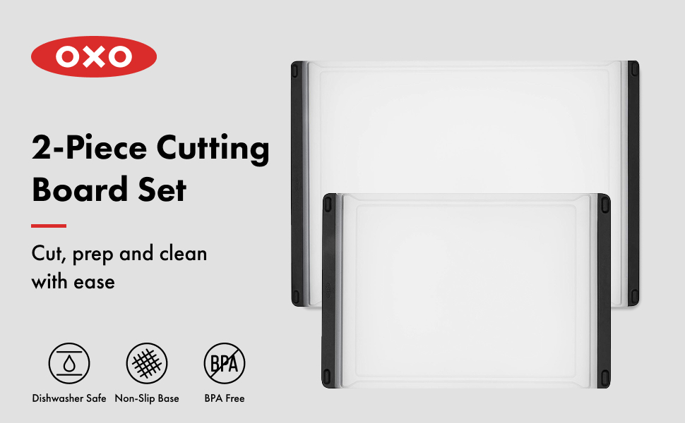 2 Piece Cutting Board Set