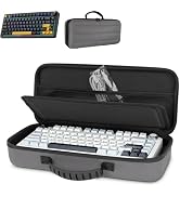 Growalleter 75% Keyboard Case, Hard Shell Travel Carrying Bag for Aula F75 Gasket Mechanical Keyb...