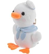 BWESOO White Keychain Duck 3D Chains Keyring Keychain Pendant Keychains Kawaii Keychain Keychains...