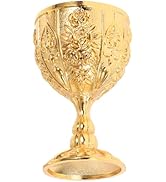 DOITOOL Vintage Chalice Goblet 50Ml Shatter-Resistant Retro Wine Glass Small European Style Decor...