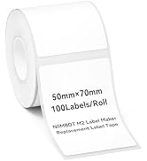 NIIMBOT M2 Thermal Transfer Labels 1.97''x2.76'', Only for M2 Label Maker, PET Material, Waterpro...
