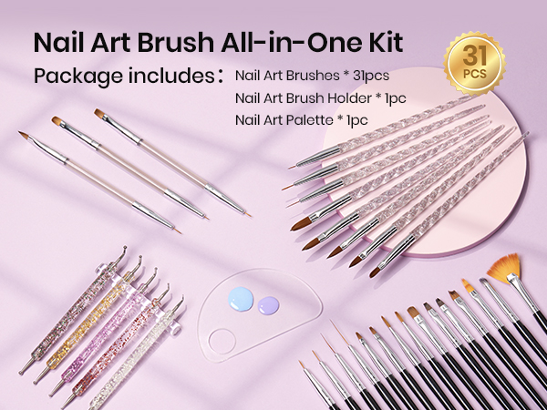 Beetles Nail Art Brushes