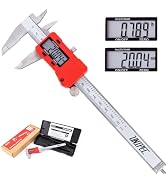 UNIPEC Digital Caliper Measuring Tool, Micrometer Caliper,Stainless Steel Vernier Caliper with La...