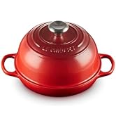 Le Creuset Enameled Cast Iron Signature Round Bread Oven, 9.5 inch, Cerise