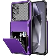 Vofolen for Samsung Galaxy S24 Ultra Wallet Case with Card Holder, Dual Layer Heavy Duty Shockpro...