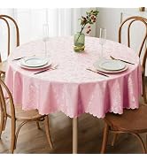 Smiry Rectangle Table Cloth, Waterproof Heavy Duty Vinyl Tablecloths, Wipeable Washable Table Cov...