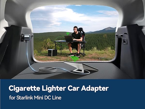 starlink mini car adapter