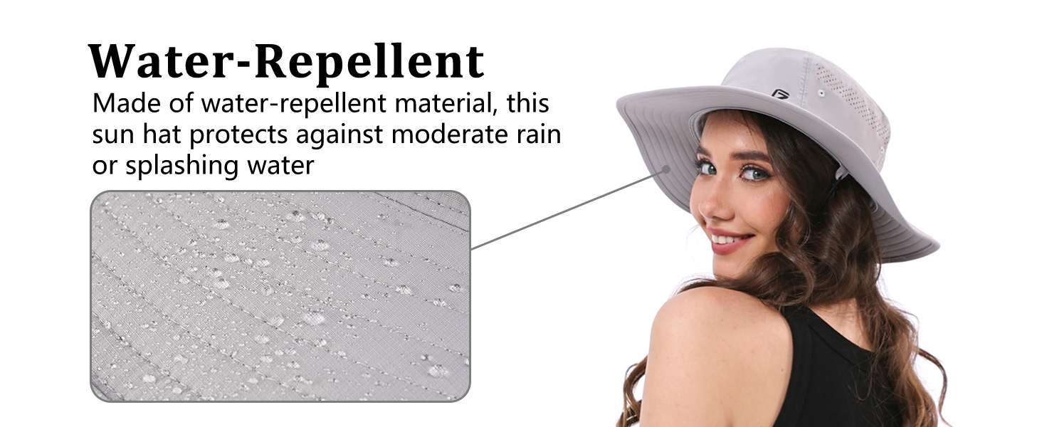 Built with water-repellent material for moderate rain or splashes, defends against light drizzles