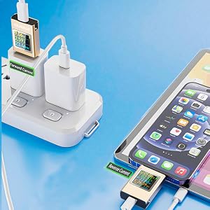 Didirectional current Detection USB C tester