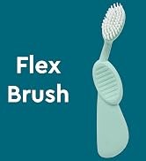 RADIUS Flex Brush with Soft Bristles Toothbrush BPA Free & ADA Accepted Designed to Improve Gum H...