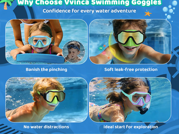 kid goggles with nose cover