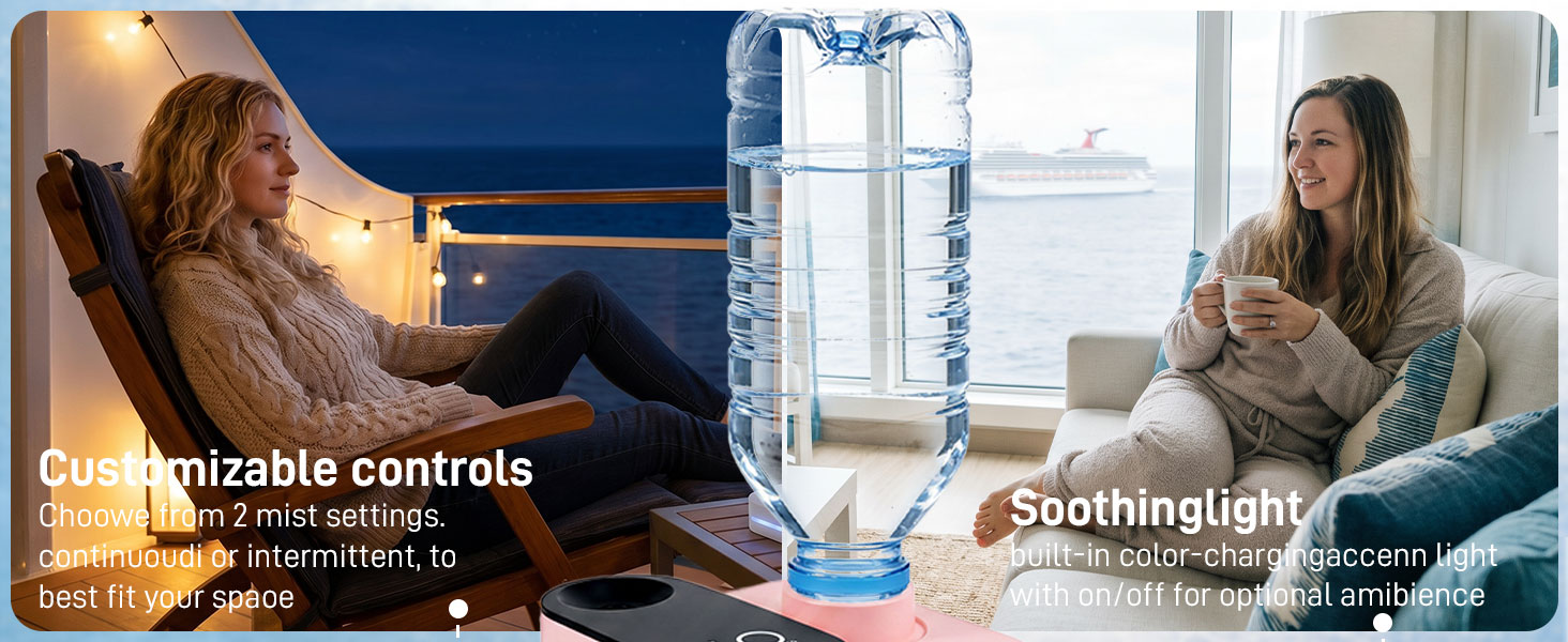 cruise humidifier travel humidifier for cruise portable humidifier water bottle humidifier