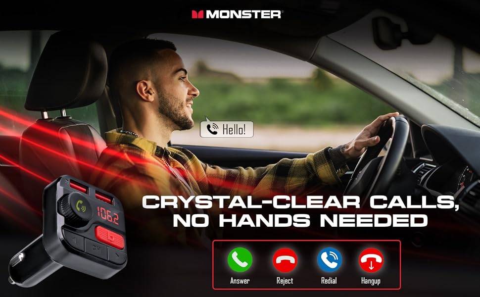 cord range antenna dashboard windshield portable stream sync auto link connect enhance quality hd
