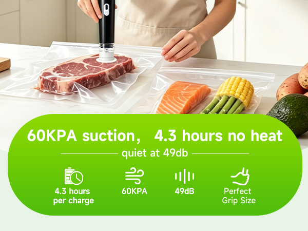 Handheld Vacuum Sealer for Food