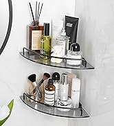glass corner shelf