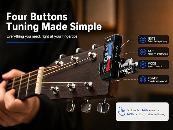 Four Buttons Tuning Made Simple