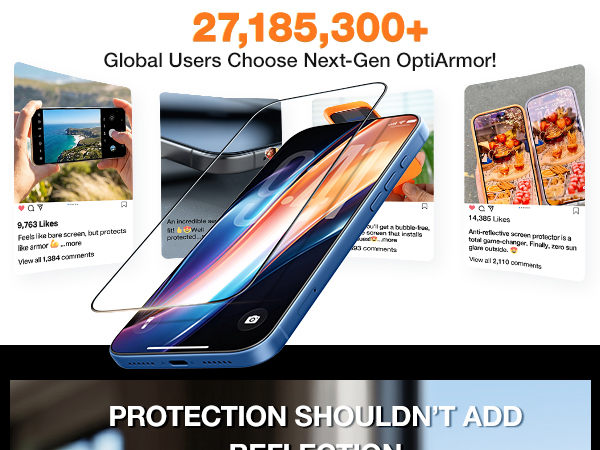 screen protector 18 pro max anti glare antireflective