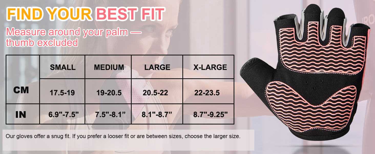 Sunnex workout gloves available colors