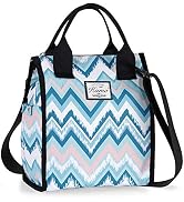 KAMO Insulated Lunch Bag Reusable Lunch Box Tote Bag for Women, Men, Adults and Teens