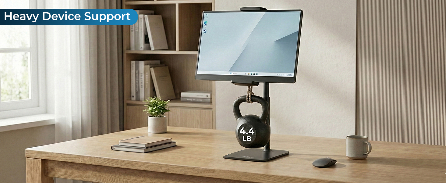 Tablet holder stand for iPad Pro and tablets strong tablet accessories with stable iPad tripod stand