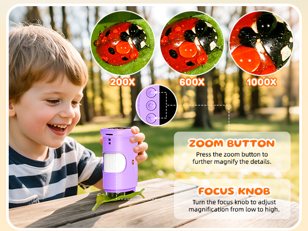 Handheld Digital Microscope for Kids