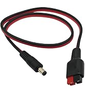 Halokny 14AWG DC 5.5mm x 2.1mm Power Plug Extension Cable Connector for Generator Backup Battery ...