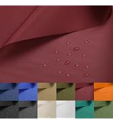 Nylon Fabric, 58" W 420D Waterproof Fabric 1 Yard Ripstop Nylon Material Outdoor Upholstery Twill...