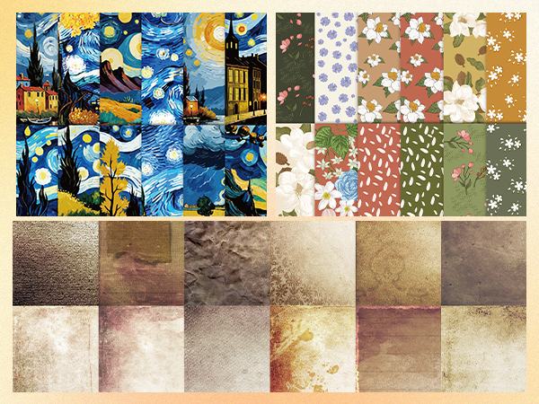 Decorative Craft Paper for Junk Journal Supplies