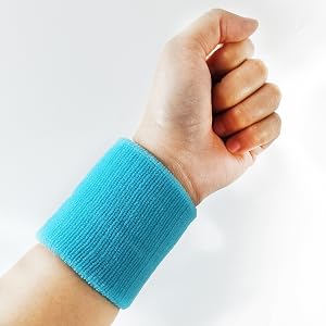 Colorful Sports Wristbands Cotton Sweatband Wristbands Wrist