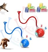 2-Pack Interactive Cat Toys Ball - 2025 New Gen with 360° Auto-Rotation Smart Obstacle Avoidance,...