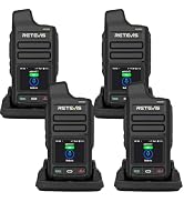 Retevis L71 Global Walkie Talkie 4G WiFi,PoC Radio with GPS(4 Pack) | for Logistics, Security, Fl...