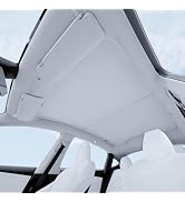 VION Tesla 2026-2025 Model Y Roof Sunshades - Precision Fit, No Sagging (2026-2025 New Model Y)