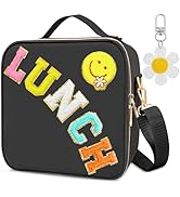 Lunch Box for Girls Women, Preppy Lunch Box for Teen Girls, Insulated Girls Lunch Bag for Kids, L...