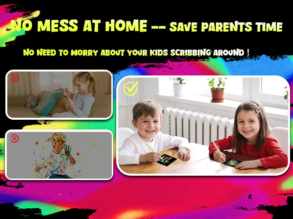 Mess-Free Art kids activity prizes for kids school kids boys and girls arts and crafts for kids 4-8