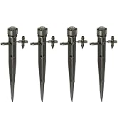 Rain Bird MUF-SPK4S Drip Irrigation Micro-Umbrella Bubbler on Stake, 360° Full Circle Pattern, 0 ...