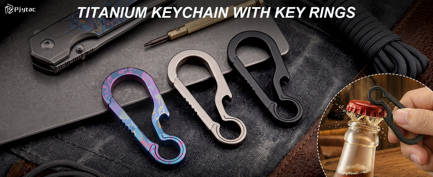 titanium key ring