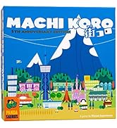Pandasaurus Games Machi Koro Board Game | Japanese City Building Strategy Game | Fast-Paced Dice ...
