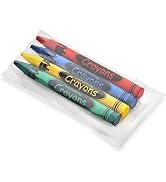 CrayonKing 25 Sets of 4-Packs in Cello (100 total bulk Crayons) Restaurants, Party Favors, Birthd...