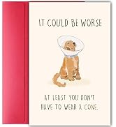 YIWANSIN Funny Get Well Soon Card for Him Her, Hilarious Surgery Recovery Greeting for Friends Fa...