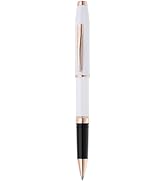 Cross Foundry Pearl White Lacquer with Rose Gold Appointments Rollerball Pen