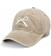 Nymmoata Womens Baseball Caps Bow-Tie: Washed Distressed Baseball Cap Twill - Men Womens Trucker ...