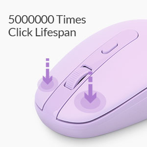 purple wireless mouse