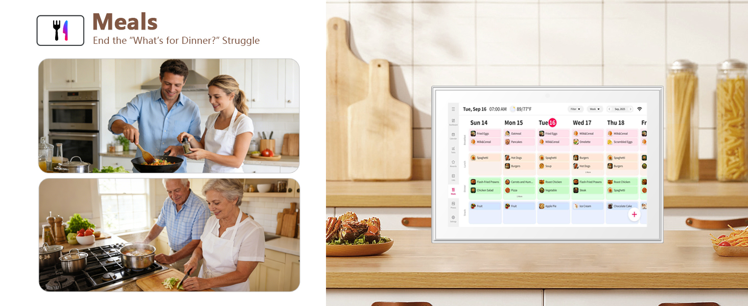 10.1" Digital Calendar