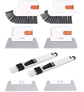 8 PCS Window Track Cleaner Set - Groove Cleaning Brush Tools for Sliding Door Track, Sill & Small...