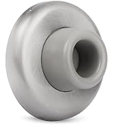 KOVOSCH Concave Wall Door Bumper Stop Brushed Satin Nickel – 2-1/2” Outside Diameter Stainless St...