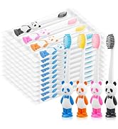 Disposable Toddler Toothbrush Kids Bulk Pack of 100,Suction Cup Bulk Children Toothbrushes for Ki...