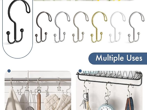 Shower Hooks for Bathroom