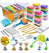 Modeling Clay Kit - 36 Colors Air Dry Magic Clay, Soft & Ultra Light DIY Molding Clay with Sculpt...