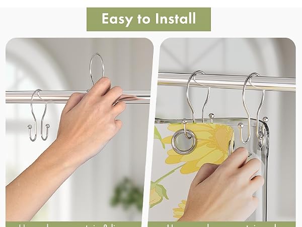 shower rings for curtain rust proof shower curtain hooks metal shower curtain rings bathroom